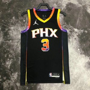 NBA 3 Paul Phoenix Suns noir 2022-23 Statement Edition Maillot imprimé